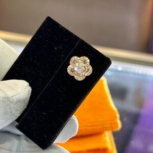 18kt Rose Gold .50 CT Diamond Earring
